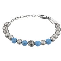 Bracciale Breil Uomo B Fence in Acciaio Turchese TJ3142 - TJ3142